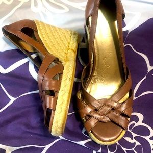 Bass Sz 6 leather sandals